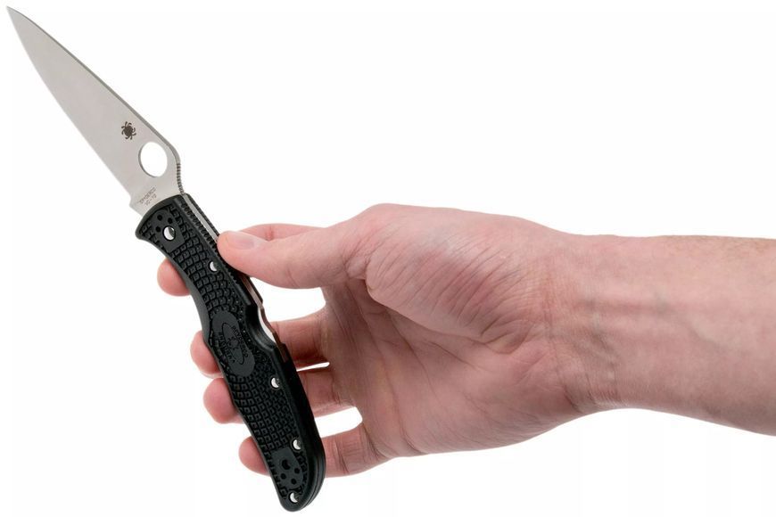 Ніж Spyderco Endura 4 Black FRN flat ground C10FPBK 871185 фото