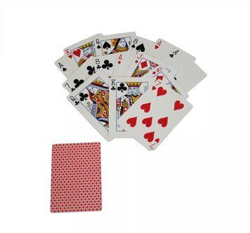 Карты игральные покерные атласные Duke Sunday 32 листа 88х63 мм (DN30749RED) V77551140 фото