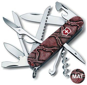 Швейцарський ніж Victorinox Swiss Army Huntsman Design Принт Шкіра пітона 1.3713_R2200pk 4009120 фото
