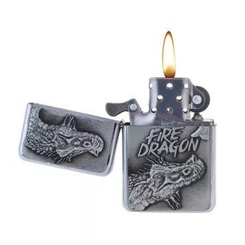Зажигалка бензиновая CHAMP DRAGON WP LIGHTER - DL-12 (40400235) V77550822 фото