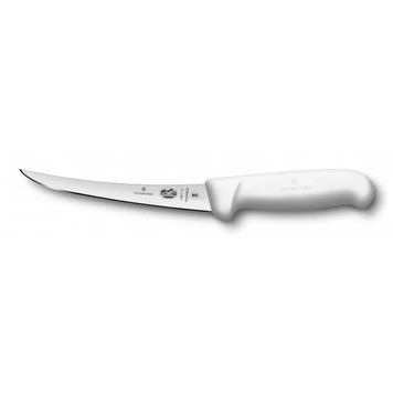 Кухонный нож обвалочный Victorinox Fibrox Boning 15 см Белый (5.6617.15) V77551615 фото