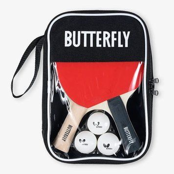 Набір для настільного тенісу Butterfly Racket Set Easy 2 Bats 3 Balls 6257623202 932197 фото