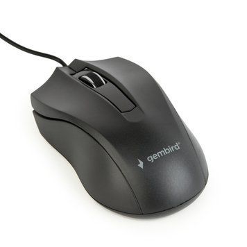 Оптична мишка Gembird MUS-3B-01, USB інтерфейс, чорний колір MUS-3B-01 1603925 фото