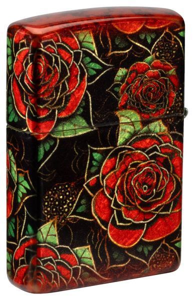 Зажигалка Zippo 46849 Red Roses Design 540 Fusion 77890072 фото