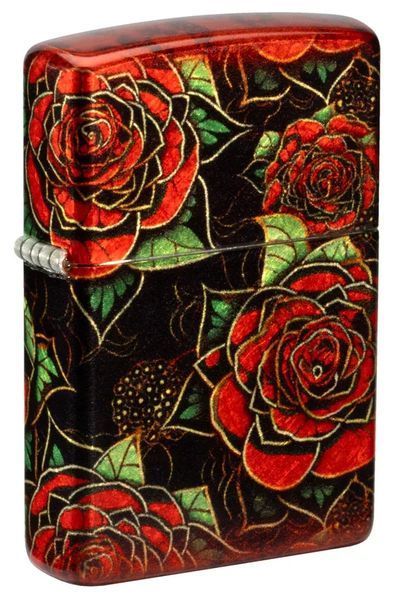 Зажигалка Zippo 46849 Red Roses Design 540 Fusion 77890072 фото