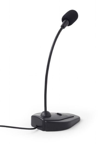 Настольный микрофон Gembird MIC-D-01, черного цвета MIC-D-01 1603464 фото