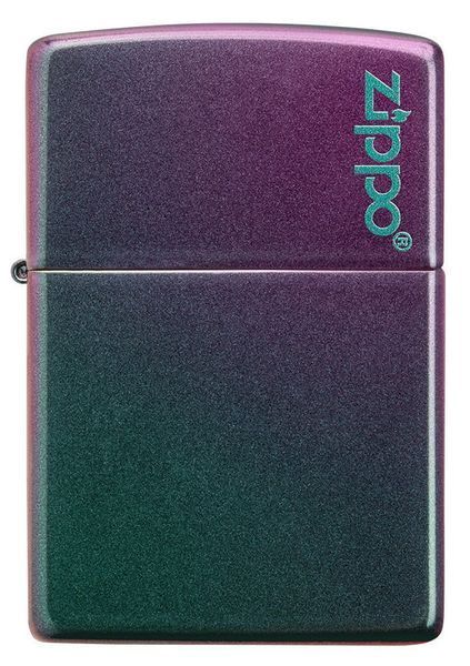 Запальничка Zippo Reg Iridescent Matte Logo 49146 ZL V77553935 фото