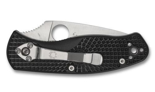 Нож Spyderco Persistence FRN Полусеррейтор C136PSBK 871521 фото