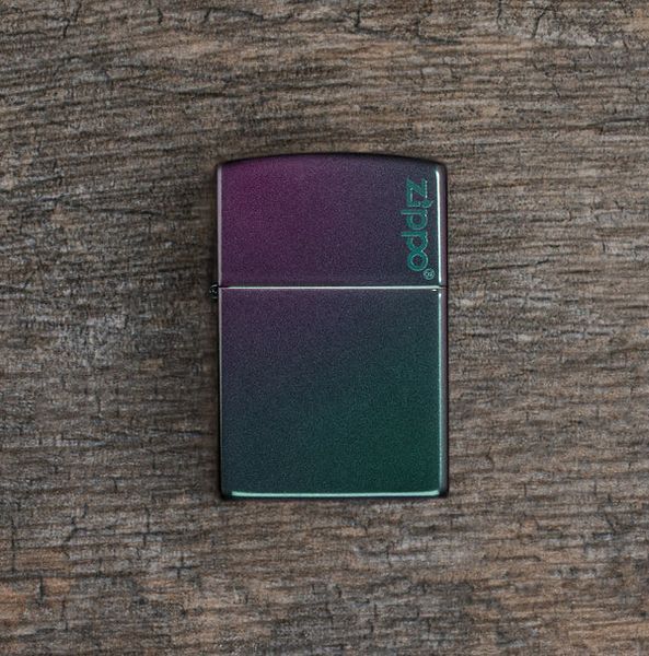 Запальничка Zippo Reg Iridescent Matte Logo 49146 ZL V77553935 фото