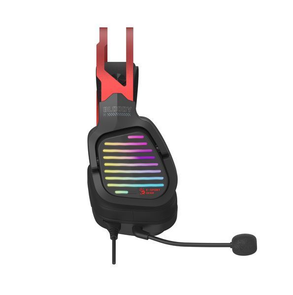 Гарнітура ігрова Bloody G560 Sports Red з підсвічуванням, колір чорно-червоний, USB G560 (Sports Red) 1606181 фото