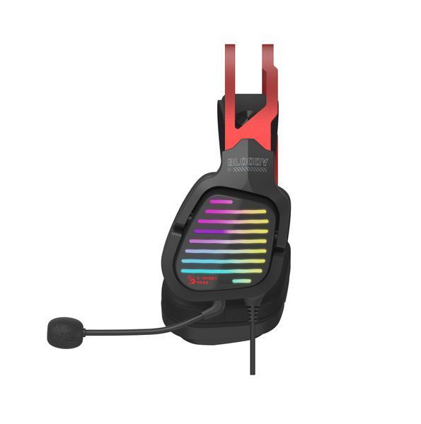 Гарнітура ігрова Bloody G560 Sports Red з підсвічуванням, колір чорно-червоний, USB G560 (Sports Red) 1606181 фото