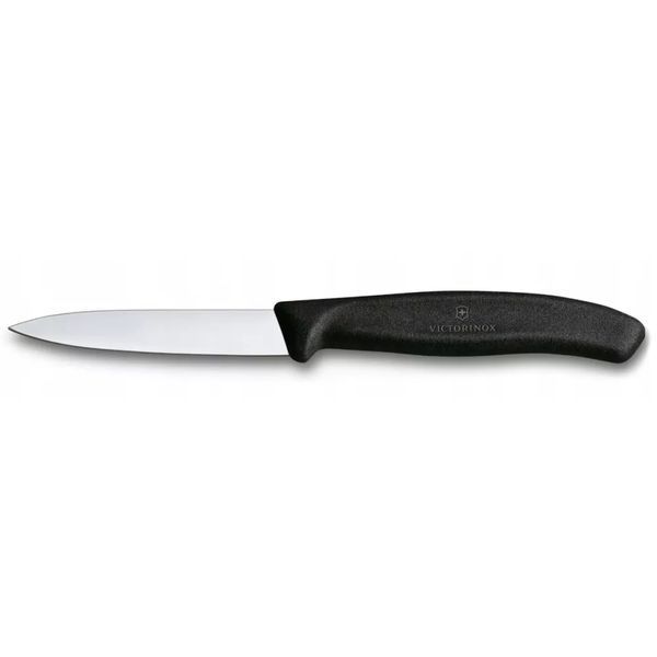 Набір для чищення овочів із трьох предметів Victorinox Swiss Classic Paring Set 2 ножа та овочечистка Iota, Чорний 6.7113.33 V77554371 фото