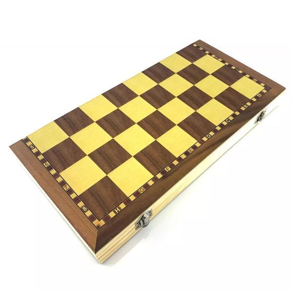 Набір 2 в 1 Шахи, шашки дерев'яні магнітні (39х39х2 см) (DN32800) V77554024 фото