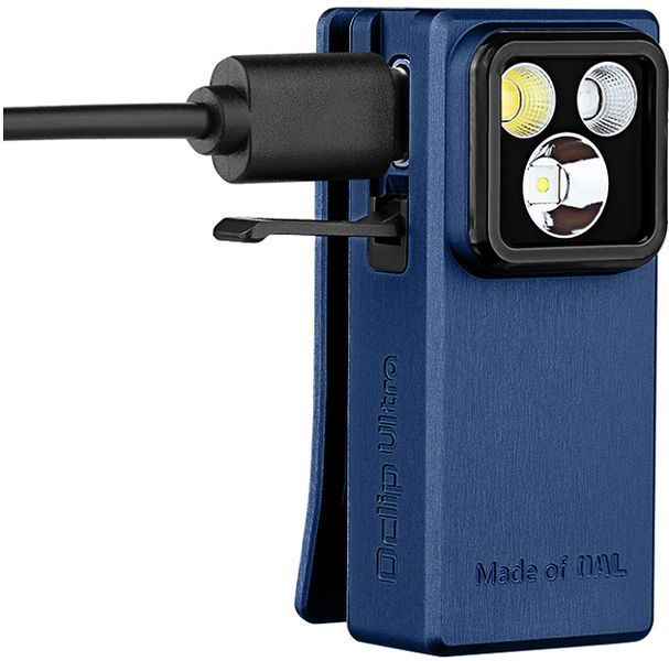 Ліхтар Olight Oclip Ultra Navy blue (530 Lm) 0.0000.3145 23704960 фото