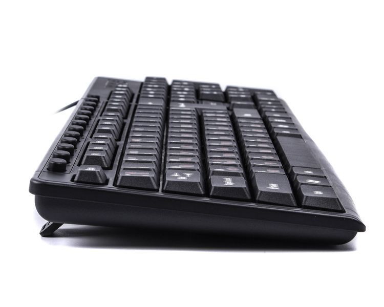 Клавіатура мультимедійна Gembird KB-UM-107-UA, українська розкладка, USB, чорний колір KB-UM-107-UA 1604894 фото