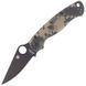 Ніж Spyderco ParaMilitary 2 Camo Black Blade CPM-S45VN C81GPCMOBK2 870156 фото 5