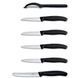 Набір кухонних овочевих ножів та овочечистки Victorinox Swiss Classic Paring Set 6 предметів Чорний (6.7113.6G) V77551926 фото 2