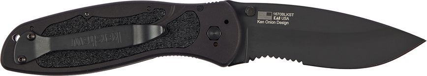 Ніж Kershaw Blur Black Blade HS Напівсерейтор 1670BLKST 17400667 фото