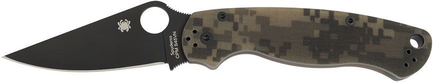 Ніж Spyderco ParaMilitary 2 Camo Black Blade CPM-S45VN C81GPCMOBK2 870156 фото