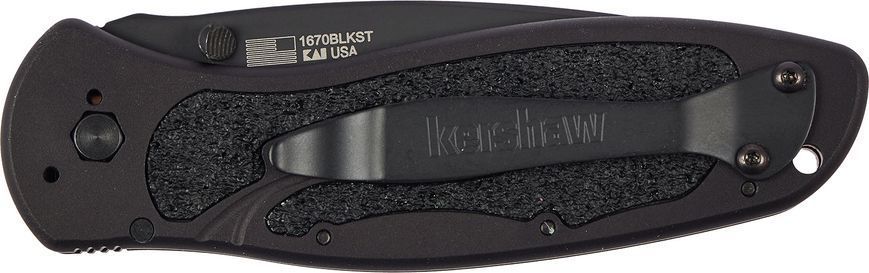 Ніж Kershaw Blur Black Blade HS Напівсерейтор 1670BLKST 17400667 фото