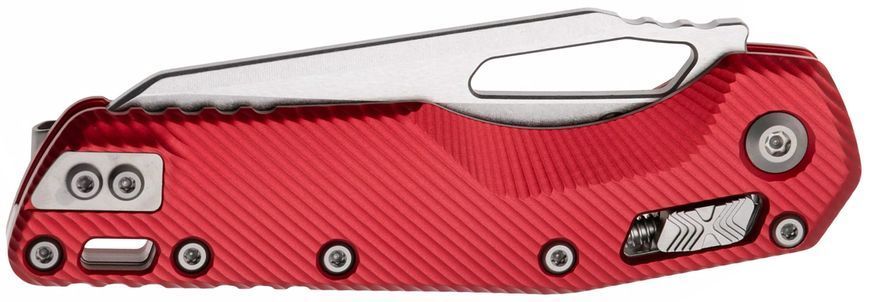 Ніж Microtech MSI Stonewash Fluted Aluminium Red 210-10FLRD 14090878 фото