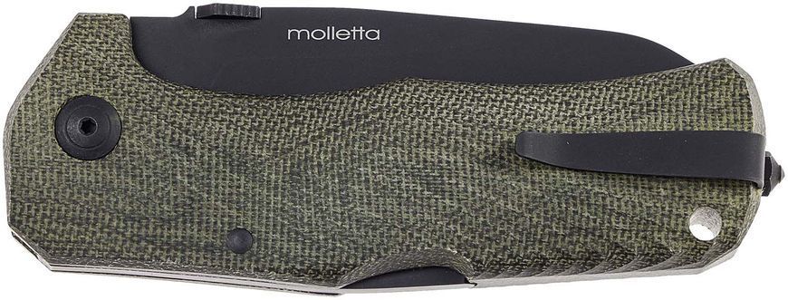 Нож Lionsteel TM1 Green Canvas Black Blade TM1B CVG 392107 фото