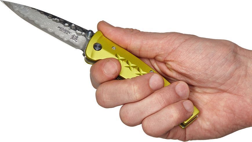 Ніж MCUSTA Fusion Damascus Жовтий MC-0164D 23701196 фото