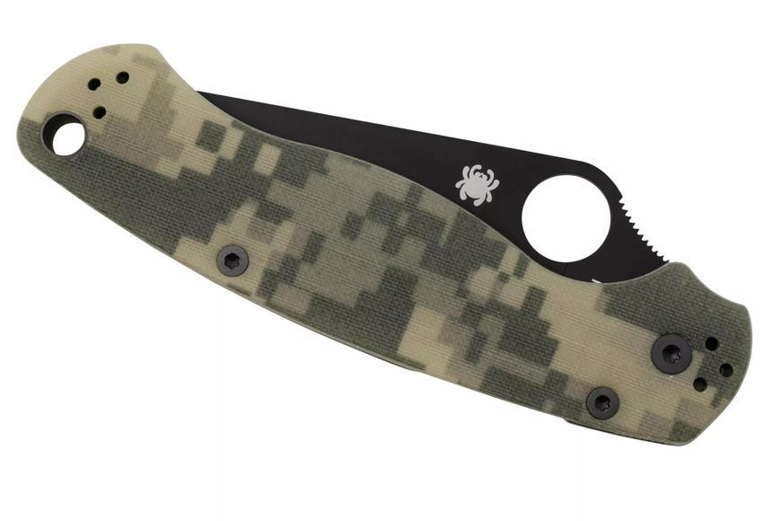 Ніж Spyderco ParaMilitary 2 Camo Black Blade CPM-S45VN C81GPCMOBK2 870156 фото