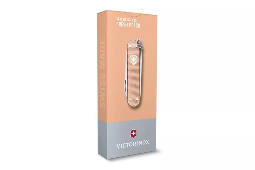 Швейцарський ніж Victorinox Classic SD Alox Colors Fresh Peach 58 мм, 5 функцій, Бежевий (0.6221.202G) V77552247 фото