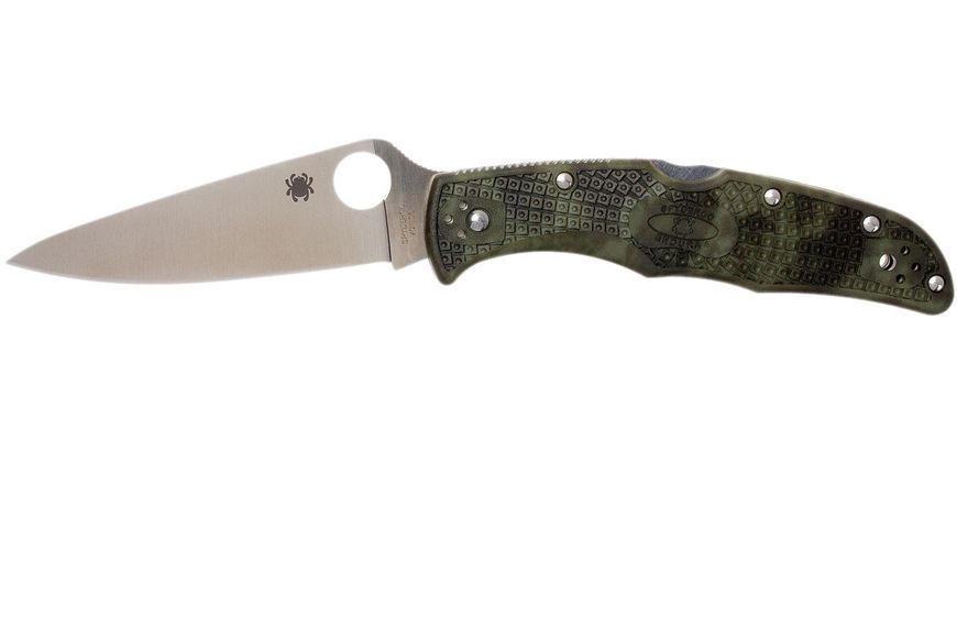 Ніж Spyderco Endura 4 Flat Ground Сamo C10ZFPGR 871308 фото