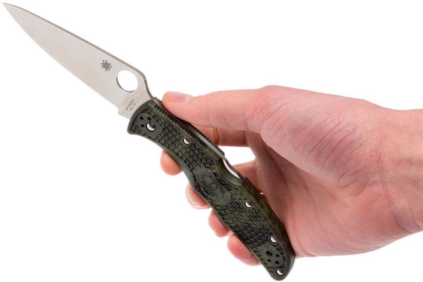 Ніж Spyderco Endura 4 Flat Ground Сamo C10ZFPGR 871308 фото