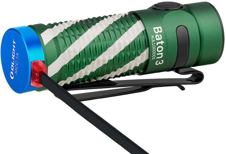 Фонарь Olight Baton 3 Christmas green (1200 Lm) Baton 3 CG 23703912 фото