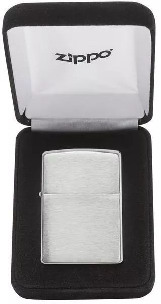 Срібна Запальничка Zippo Brushed Sterling Silver срібло 925 проби, оксамитова коробочка 13 V77554047 фото