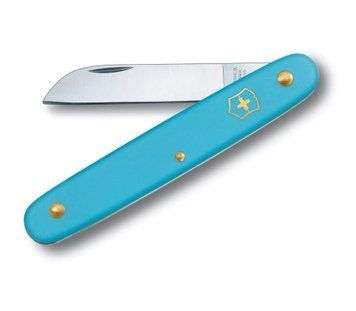 Швейцарський ніж Victorinox Floral садовий 100 мм 1 функція блакитний у блістрі (3.9050.25B1) V77553645 фото
