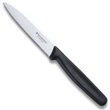 Кухонный нож Victorinox 100 мм Черный (5.0733) V77551390 фото