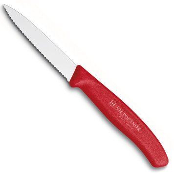 Ніж кухонний Victorinox SwissClassic 8 см серрейтор Червоний 6.7631 4000986 фото