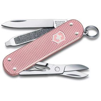 Швейцарський ніж Victorinox Classic SD Alox Colors Cotton Candy 58 мм, 5 функцій, Рожевий (0.6221.252G) V77552245 фото