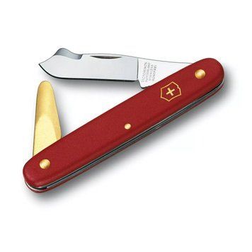 Швейцарський ніж Victorinox Budding Combi 2 садовий 100 мм 3 функції червоний в блістері (3.9140.B1) V77553539 фото