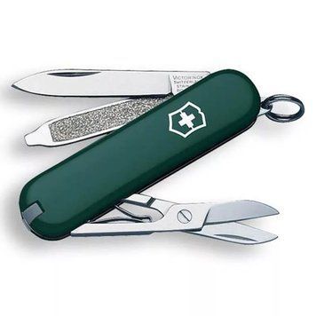 Швейцарський ніж Victorinox Classic Sd 58 мм 7 функцій Зелений (0.6223.4) V77552151 фото
