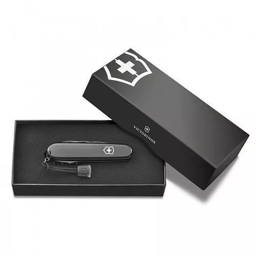 Швейцарський ніж Victorinox Spartan Onyx Black 91 мм, 12 функцій, чорний (1.3603.31P) V77553742 фото