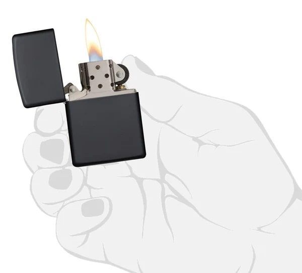 Запальничка Zippo Classic Black Matte 218 V77550710 фото