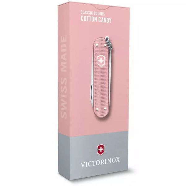 Швейцарский нож Victorinox Classic SD Alox Colors Cotton Candy 58 мм, 5 функций, Розовый (0.6221.252G) V77552245 фото