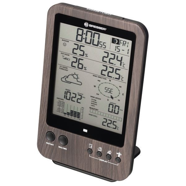 Метеостанція Bresser Weather Center 5-in-1 WTW Brown (7002512) 927567 фото