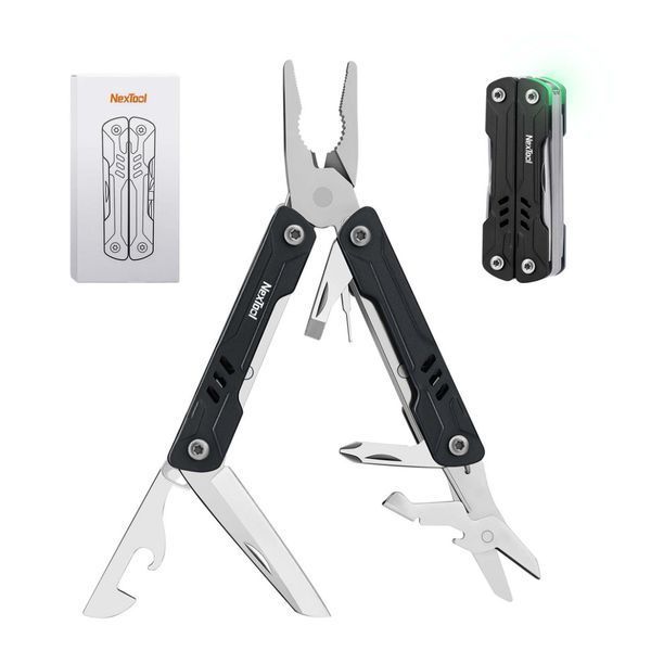 Мультитул NexTool Mini Sailor Pliers S11 Чорний NE20156C 100004040 фото