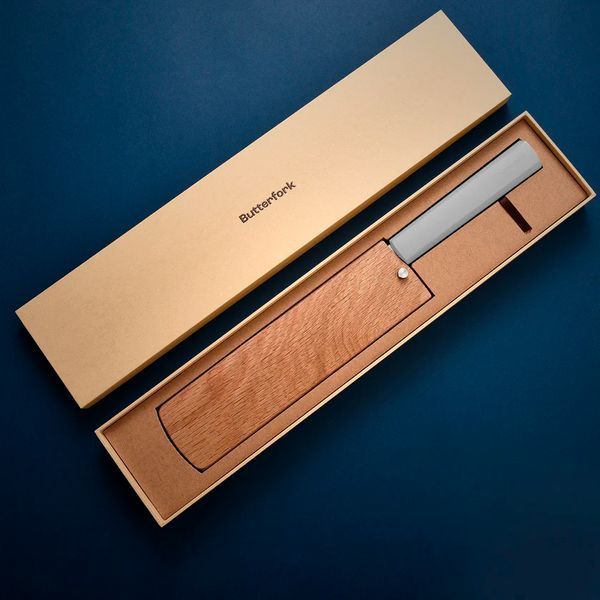 Ніж кухонний Butterfork Nakiri AR-RPM9 ABS Light Grey BF01-NK-LGNS 19370014 фото