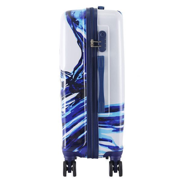 Чемодан Semi Line 24" (M) White/Blue Print (T5653-2) DAS302330 фото