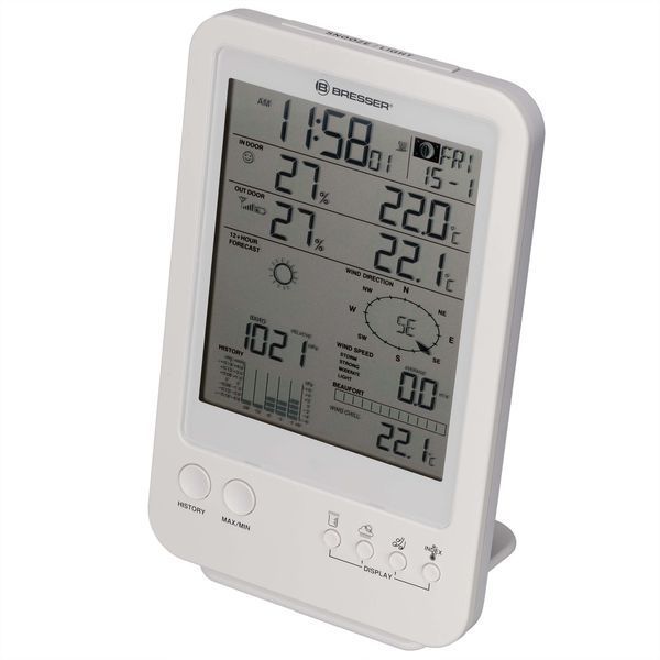 Метеостанція Bresser Weather Center 5-in-1 White (7002511) 925915 фото