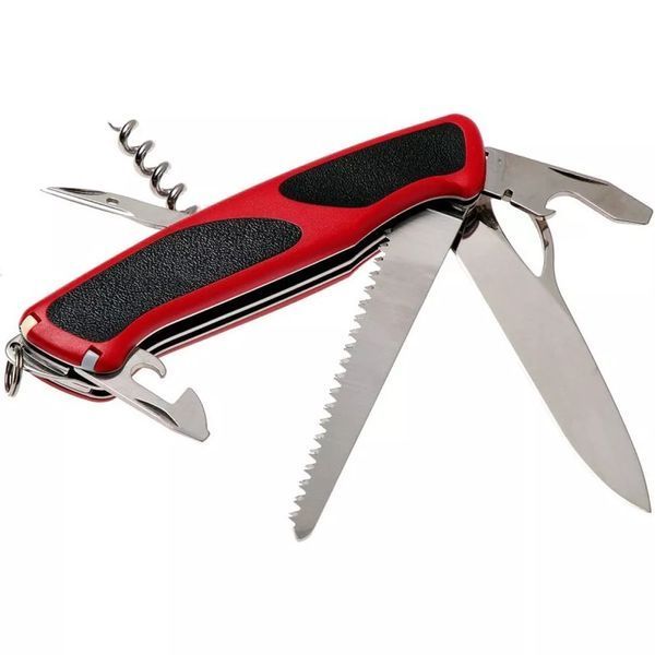 Швейцарский нож Victorinox Delemont RangerGrip 79 красно-Черный, блистер 0.9563.MCB1 V77554155 фото
