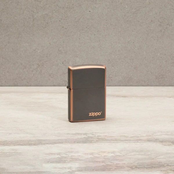Запальничка Zippo 49839 ZL Rustic Bronze Zippo Logo V77553943 фото