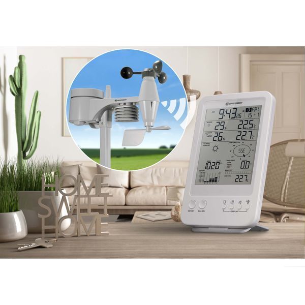 Метеостанція Bresser Weather Center 5-in-1 White (7002511) 925915 фото